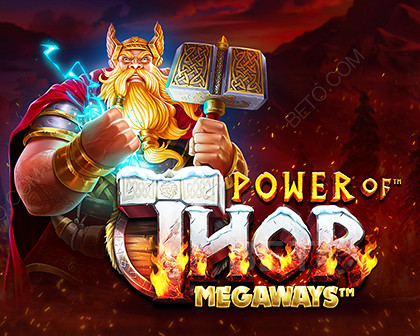 Спечелете истински пари от онлайн слота Power of Thor.  Една от най-добрите слот игри.