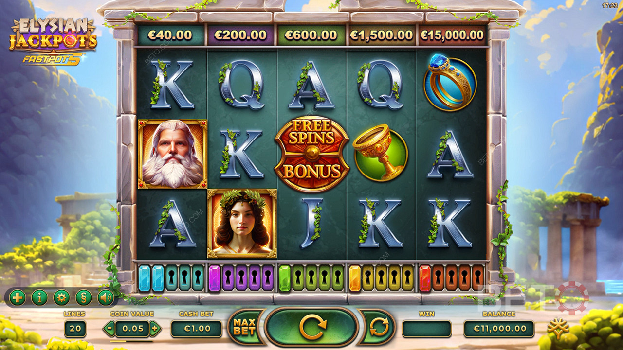 Elysian Jackpots Играй Безплатно