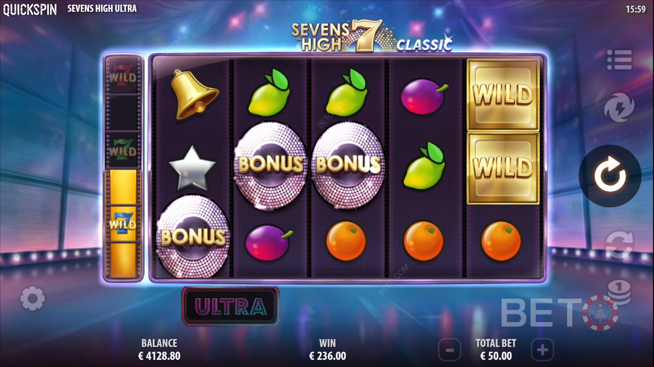 Sevens High Ultra Преглед от BETO Slots