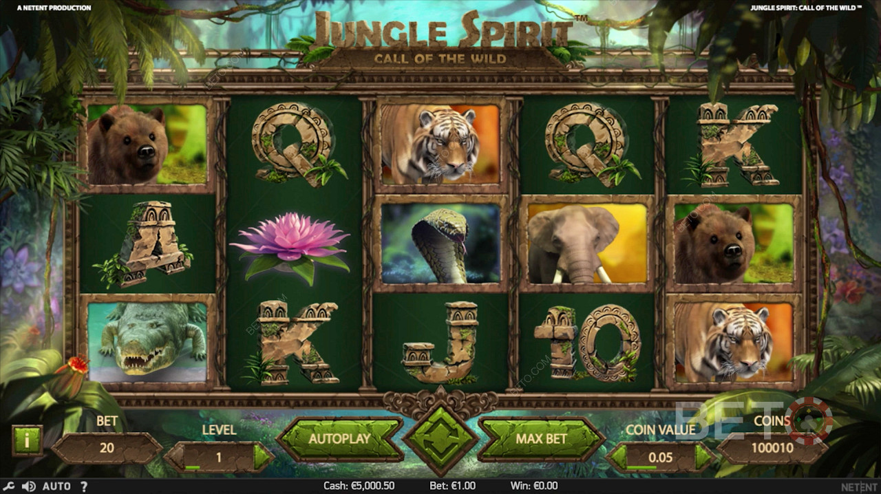Jungle Spirit: Call of the Wild Видео слот
