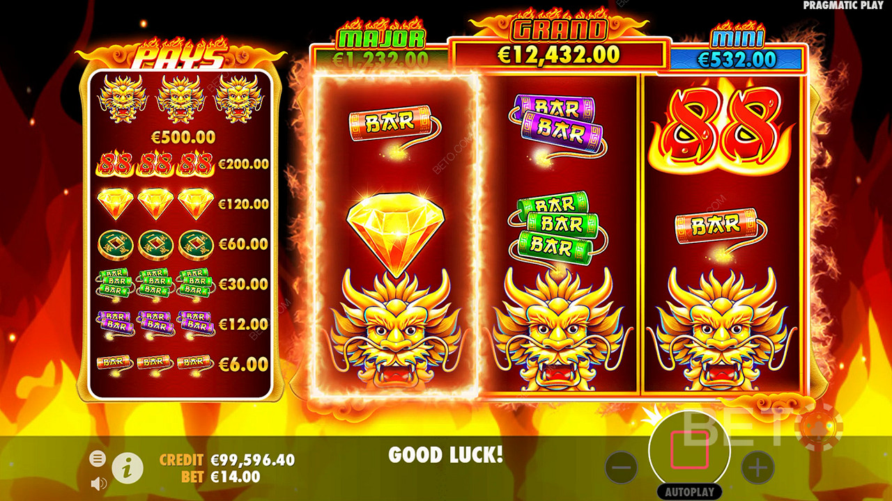 Пожар 88 Преглед от BETO Slots