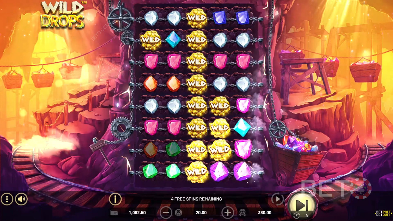 Wild Drops Преглед от BETO Slots