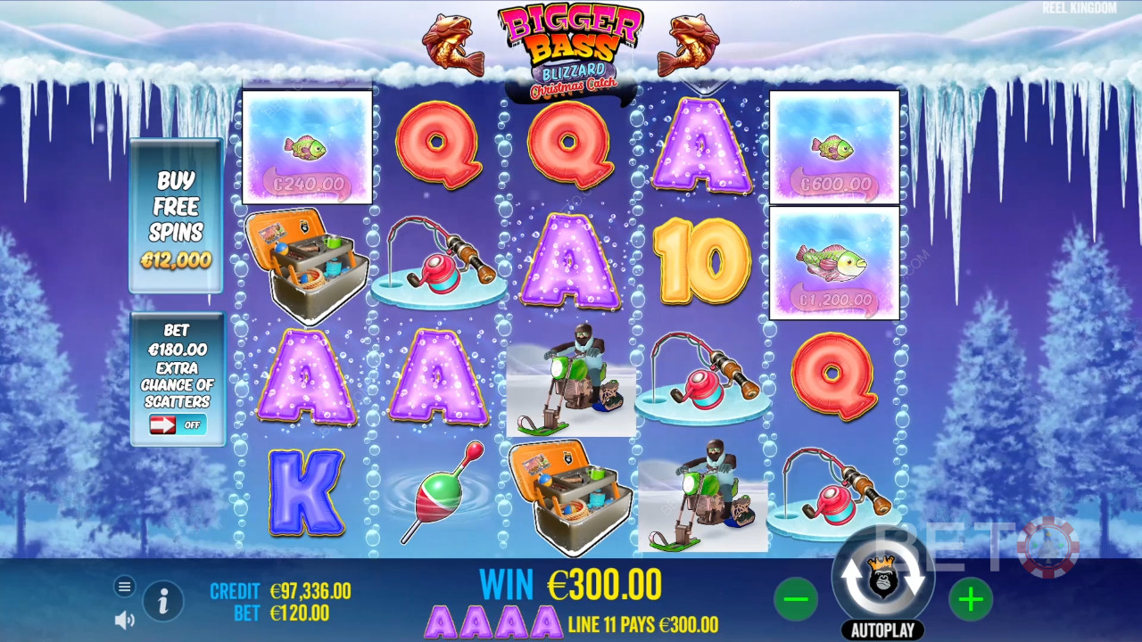 Bigger Bass Blizzard - Коледен улов Преглед от BETO Slots