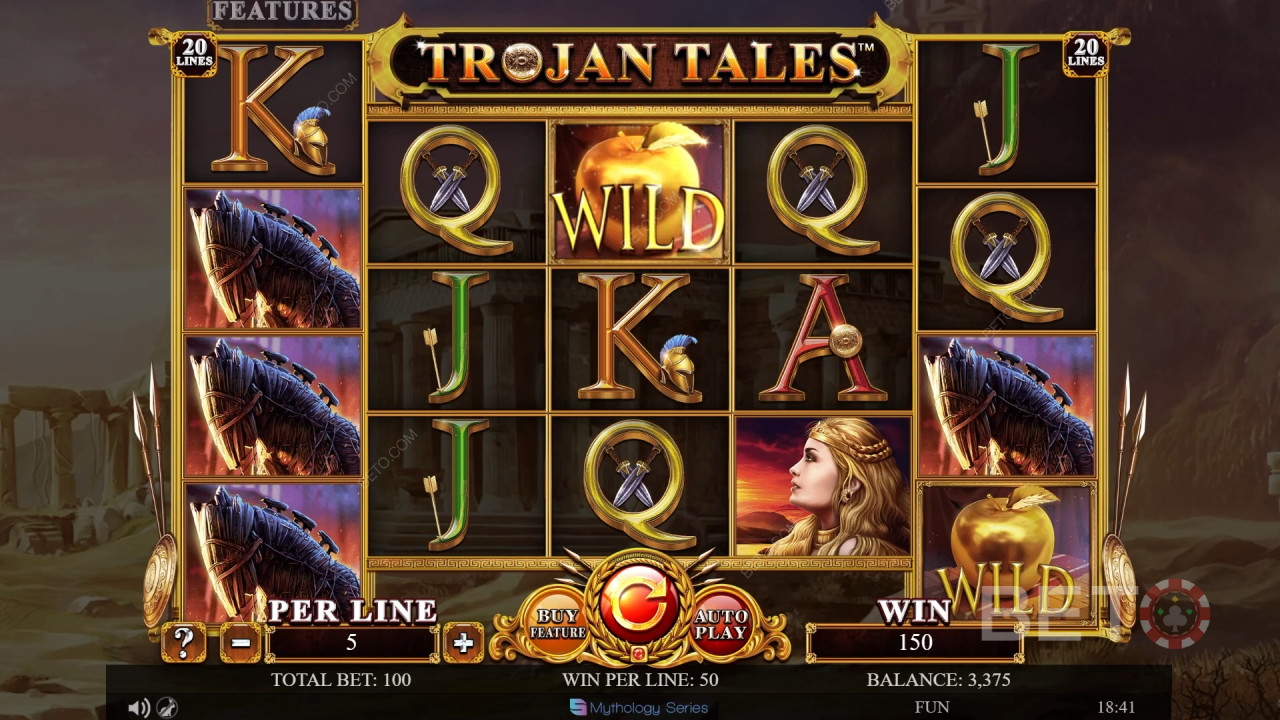 Троянски приказки Преглед от BETO Slots