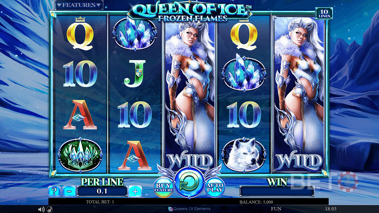 Queen of Ice Frozen Flames  Играй Безплатно