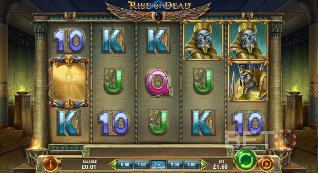 Rise of Dead - Непрогресивен онлайн слот със скатери, уайлд, бонус игри и безплатни завъртания.