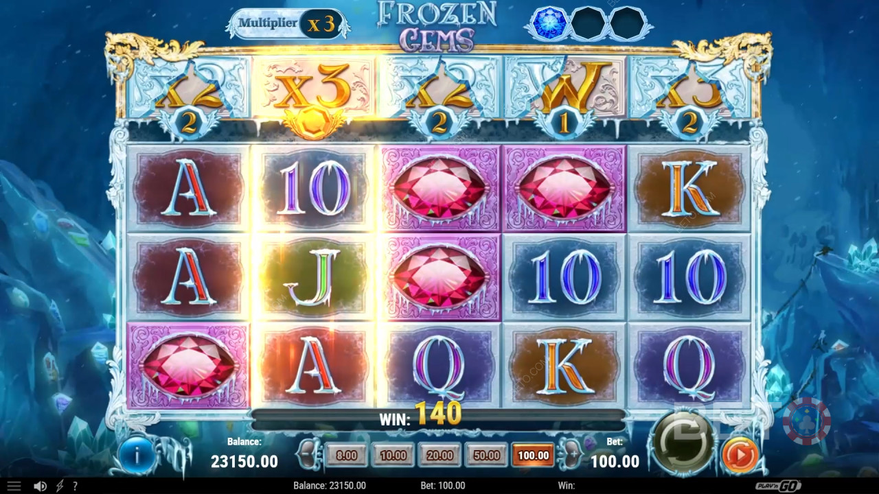 Замразени скъпоценни камъни Преглед от BETO Slots