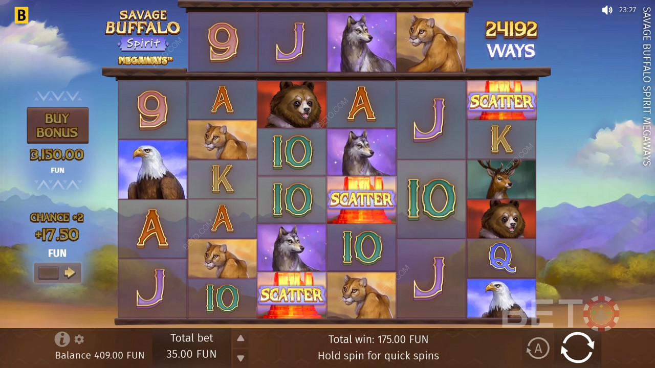 Savage Buffalo Spirit Megaways  Играй Безплатно