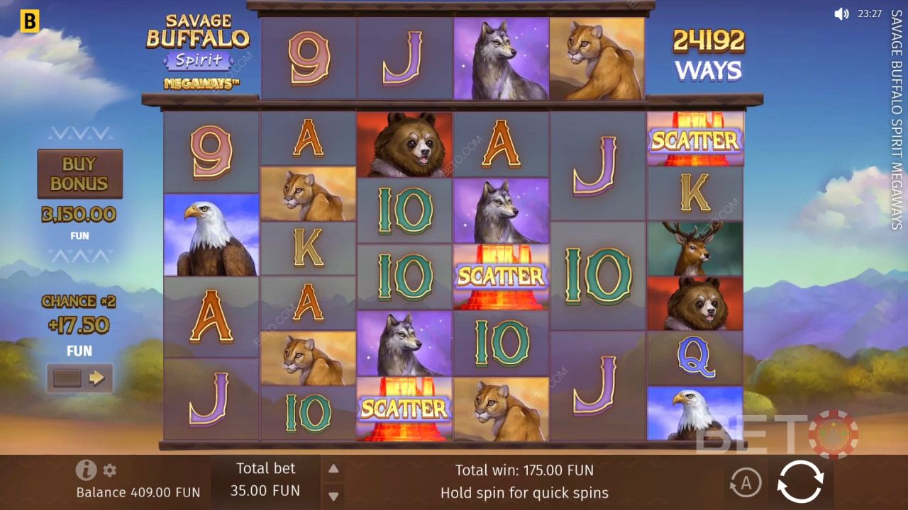 Savage Buffalo Spirit Megaways Преглед от BETO Slots