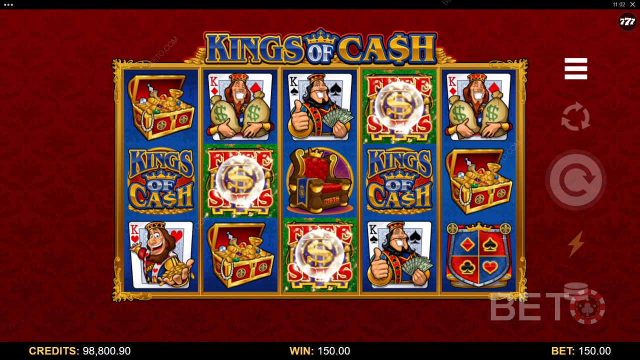 Kings of Cash Преглед от BETO Slots