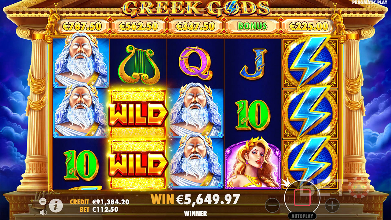 Гръцки богове Преглед от BETO Slots