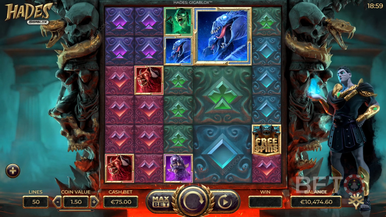 Hades Gigablox Преглед от BETO Slots