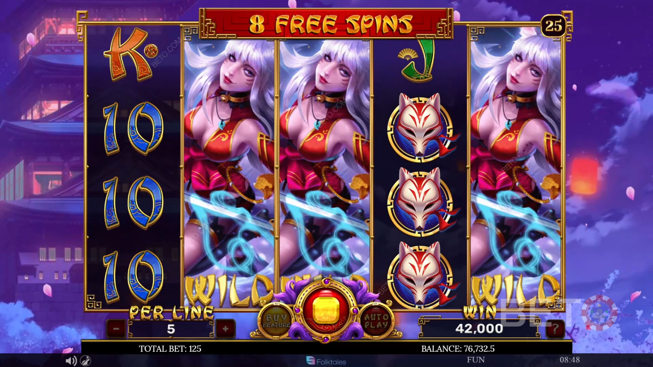 Преглед на свитъците на Kitsune от BETO Slots