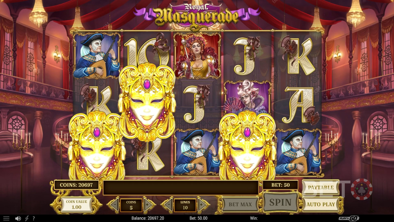 Рецензия за „Royal Masquerade“ от BETO Slots