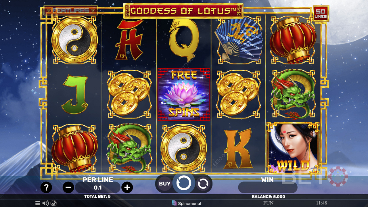 Goddess Of Lotus Играй Безплатно