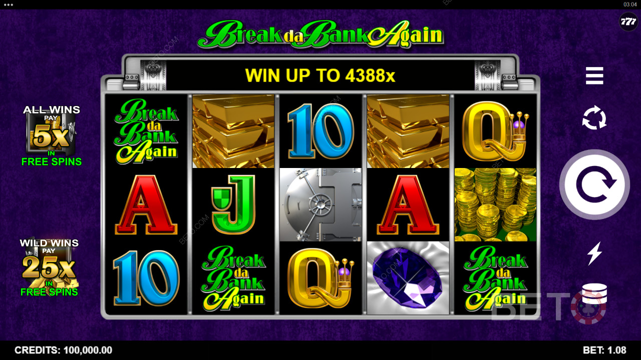 Преглед на Break da Bank отново от BETO Slots