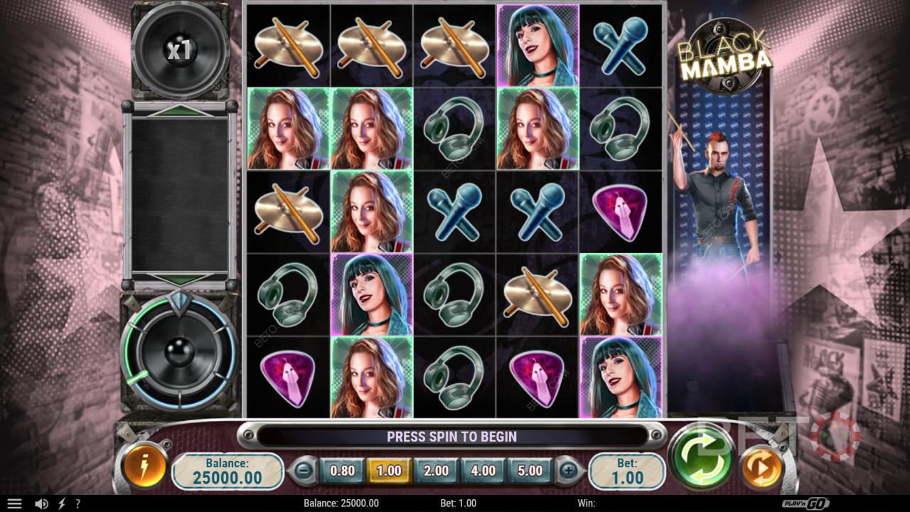 Black Mamba Преглед от BETO Slots