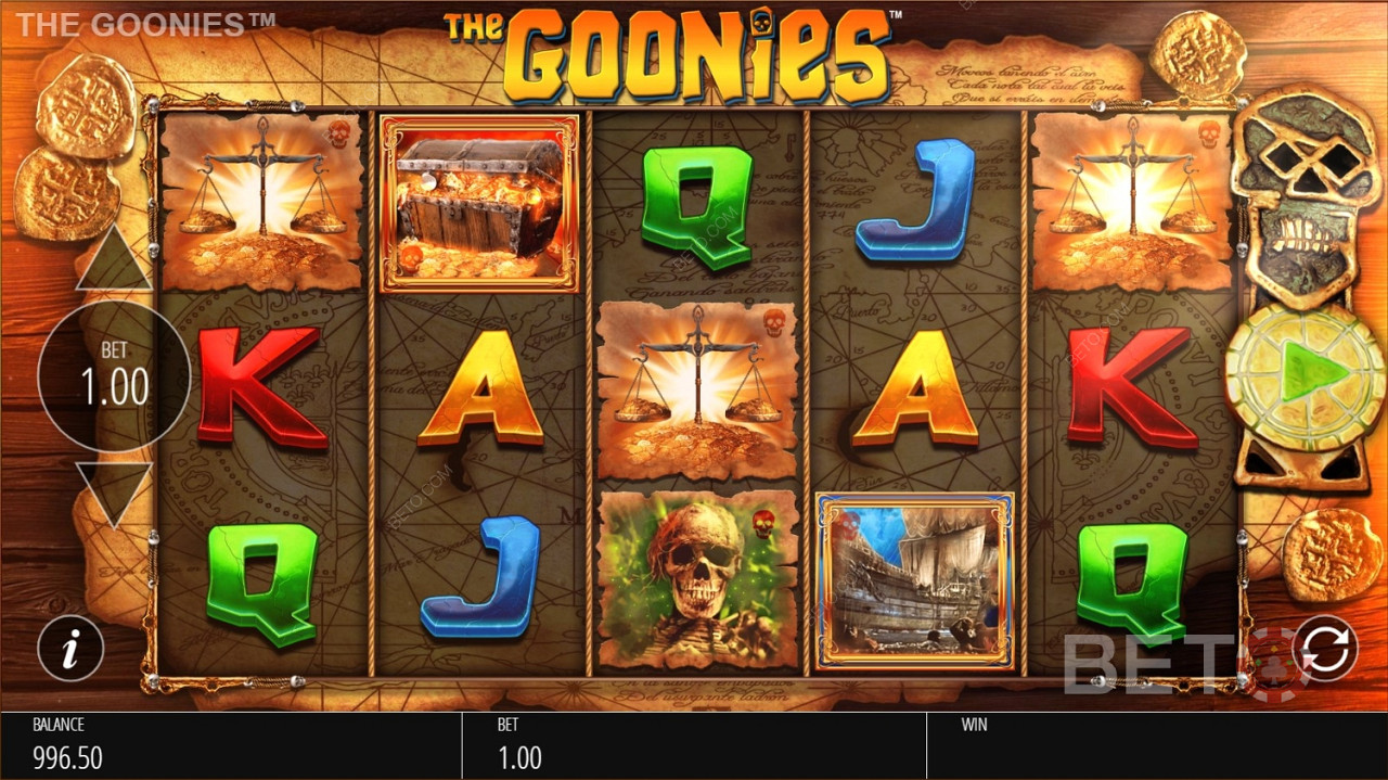The Goonies от Blueprint Gaming - изпитайте повече от 7 случайни бонус слот функции