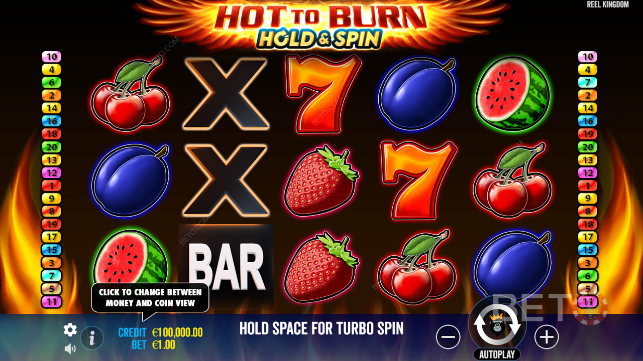 Hot To Burn Hold And Spin Преглед от BETO Slots