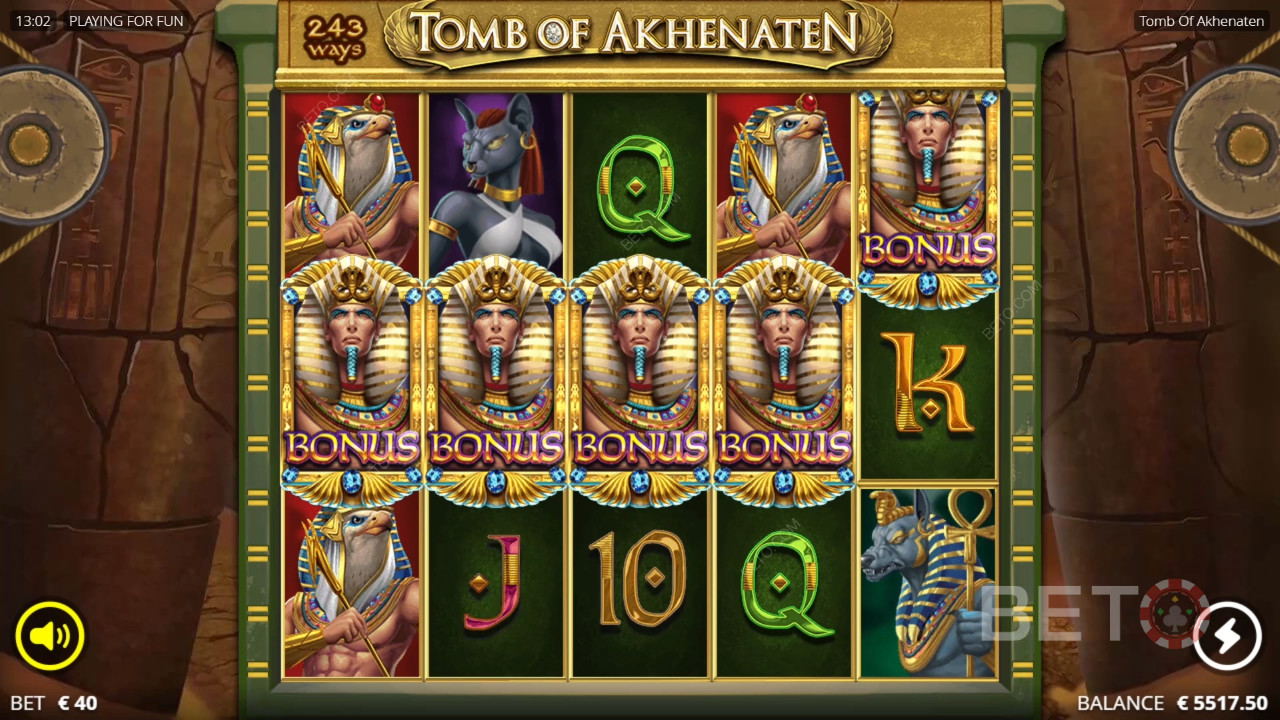 Гробницата на Ахенатен Преглед от BETO Slots