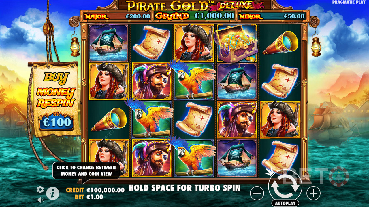 Pirate Gold Deluxe Преглед от BETO Slots