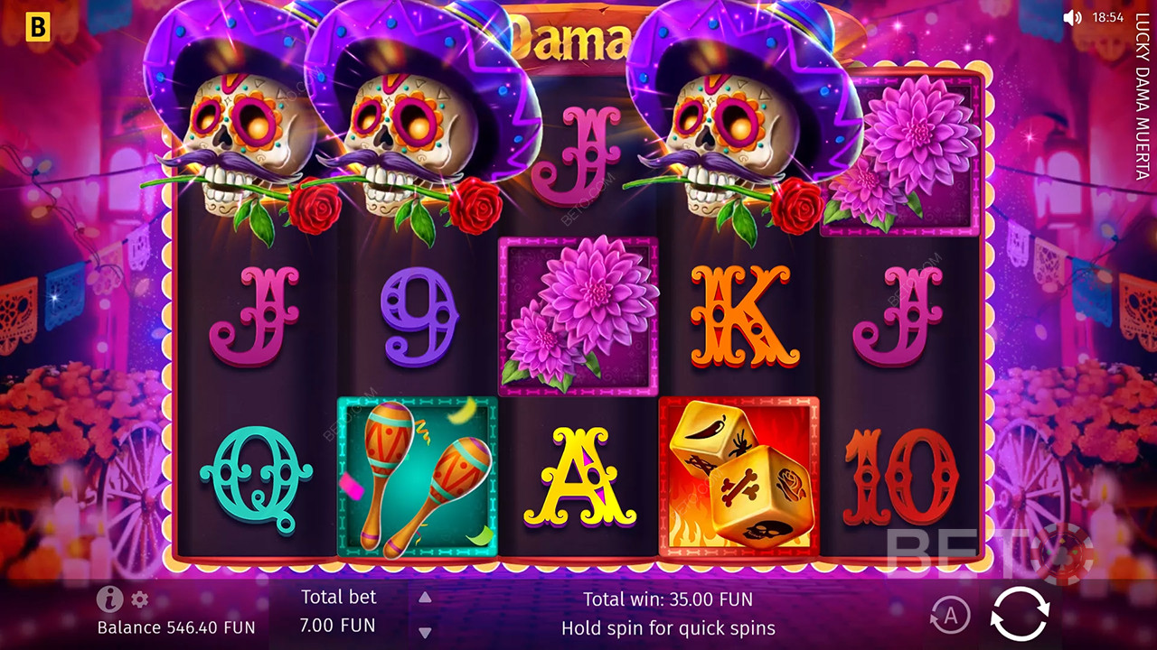 Lucky Dama Muerta Преглед от BETO Slots