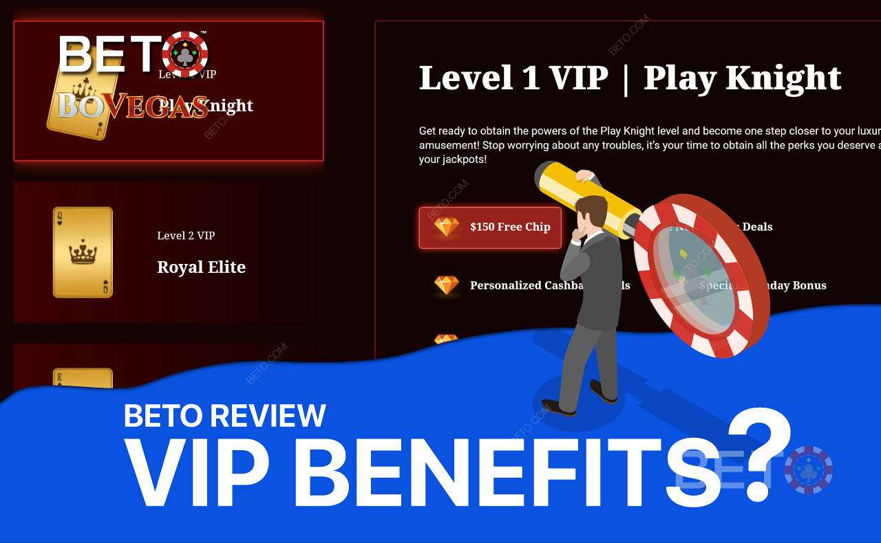 Присъединете се към VIP клуба за ексклузивни награди като безплатен чип и бонус пари