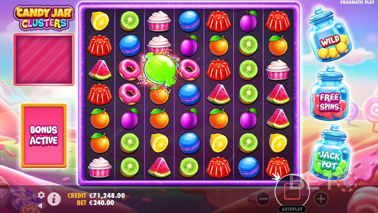 Candy Jar Clusters Преглед от BETO Slots