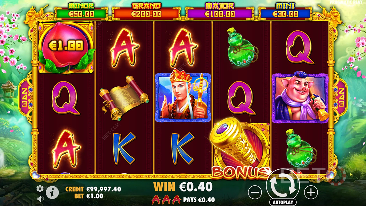 Бонус функции, обяснени в Monkey Warrior от Pragmatic Play