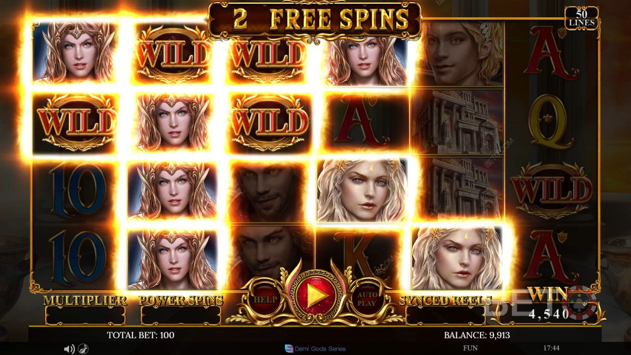 Demi Gods IV Преглед от BETO Slots