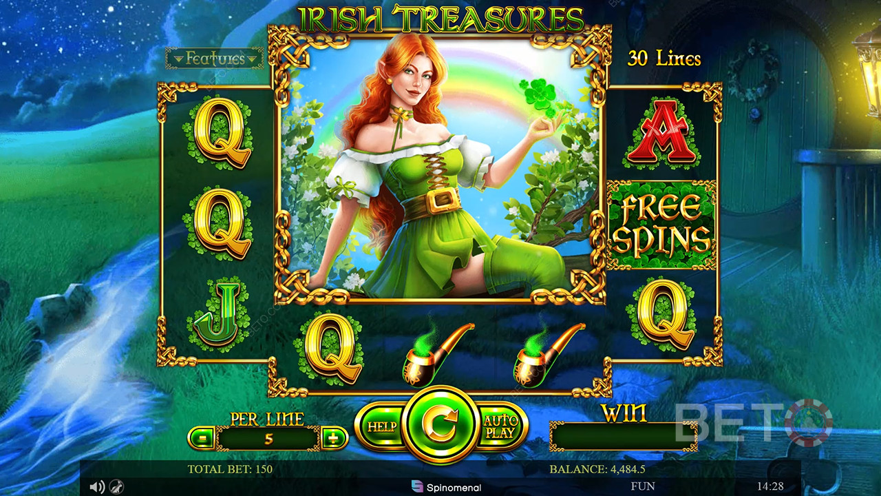 Ирландски съкровища Преглед от BETO Slots