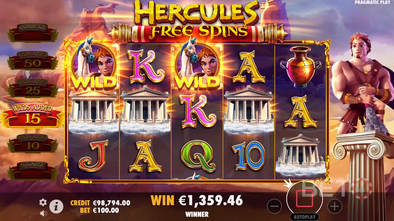 Херкулес и Пегас Преглед от BETO Slots