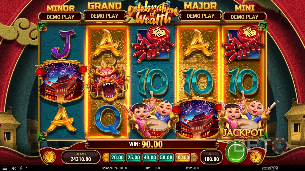 Celebration of Wealth Играй Безплатно