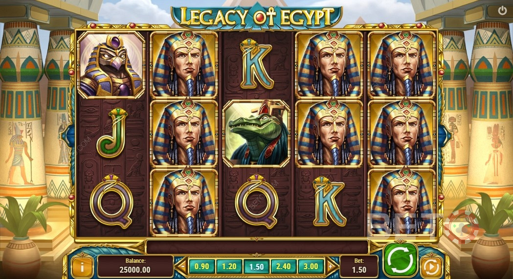 Високоплатежни символи в Legacy Of Egypt