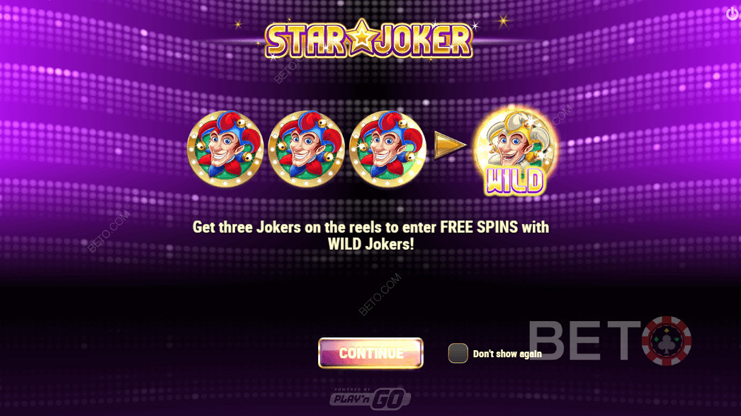 Безплатни завъртания в Star Joker