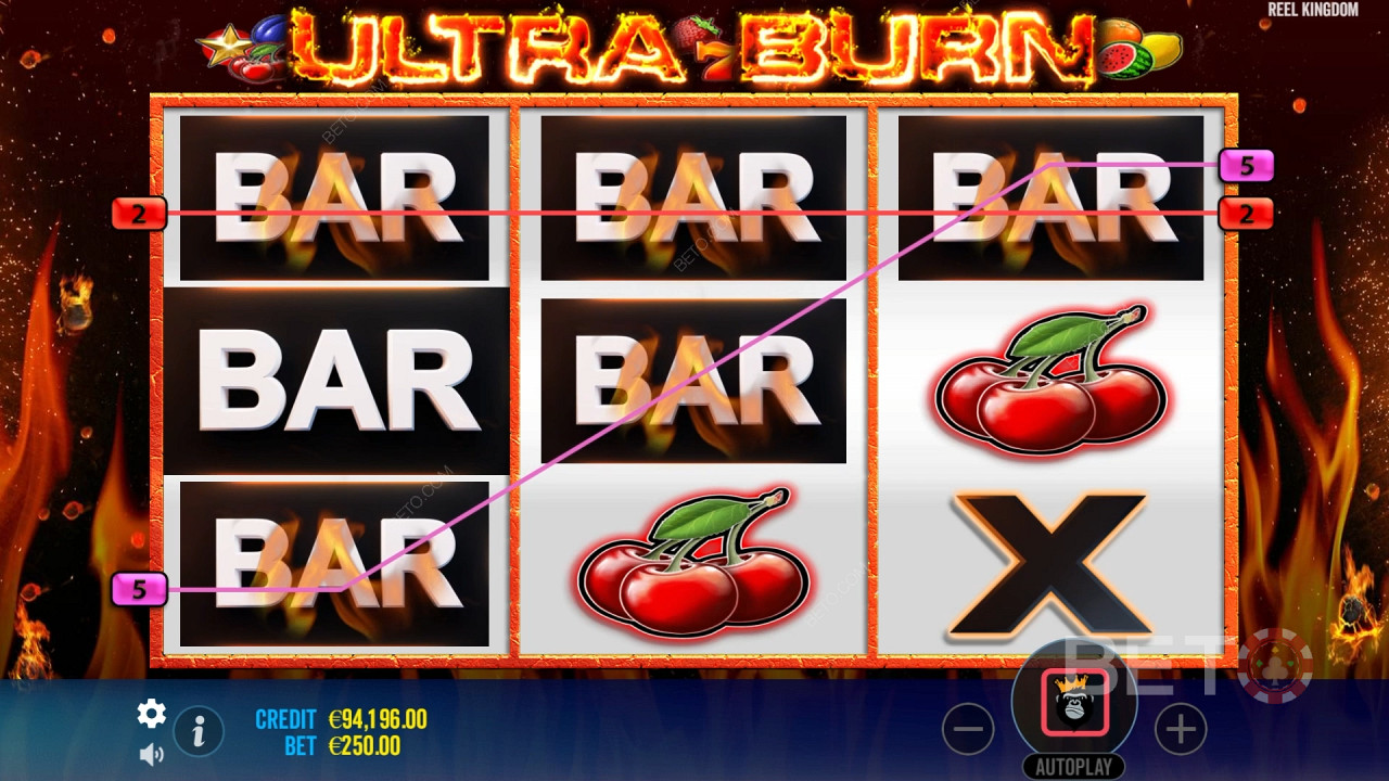 Ultra Burn Преглед от BETO Slots