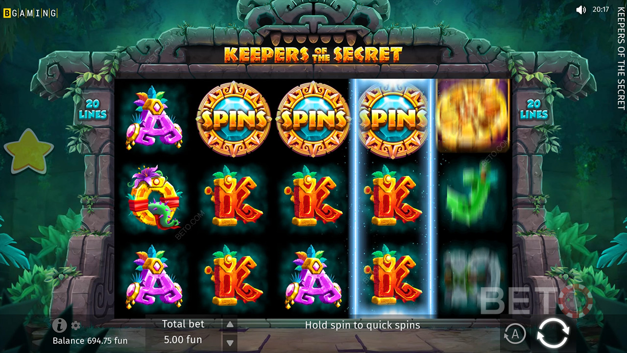 Пазители на тайната Преглед от BETO Slots