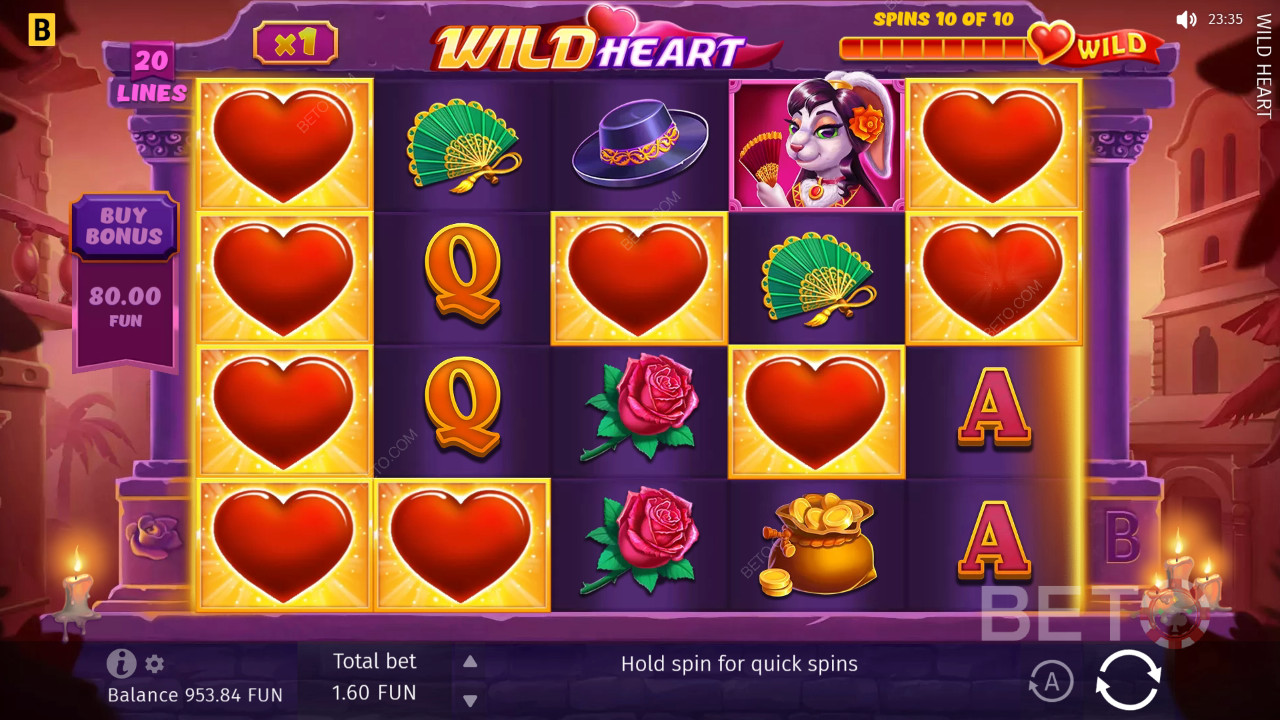 Wild Heart Преглед от BETO Slots