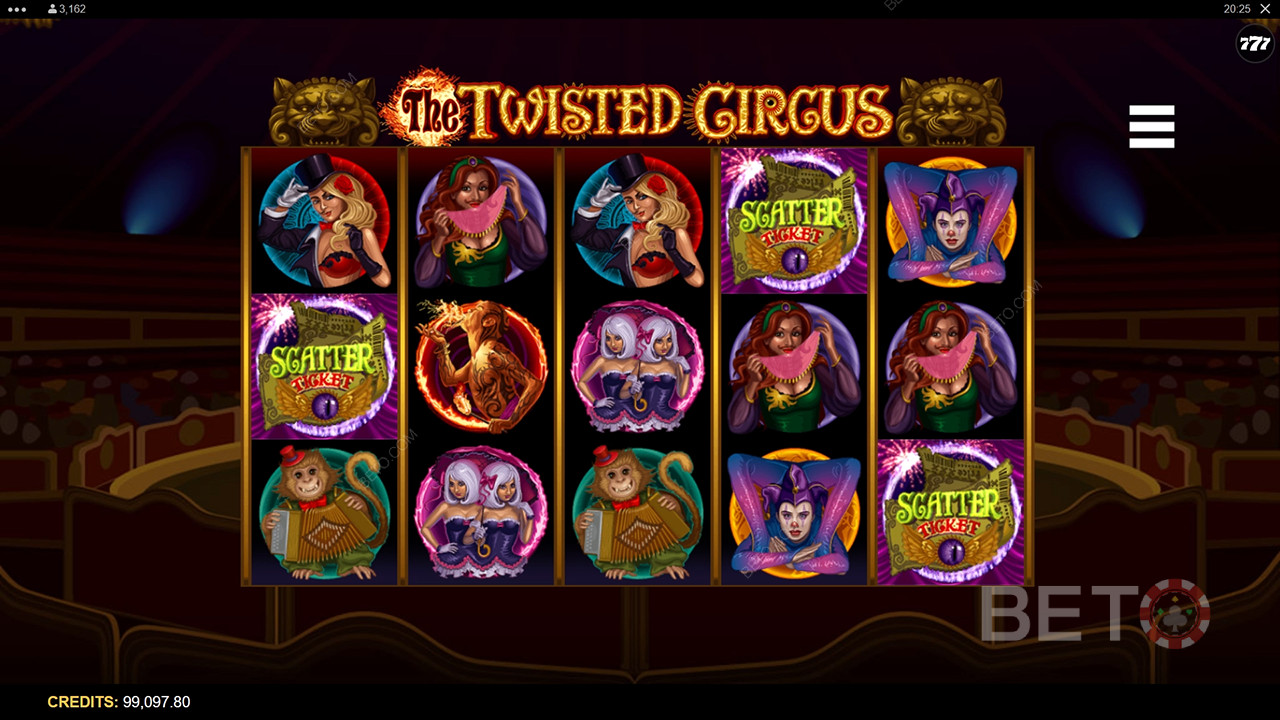 The Twisted Circus Преглед от BETO Slots