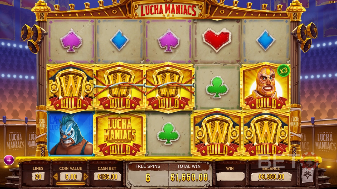 Lucha Maniacs Преглед от BETO Slots