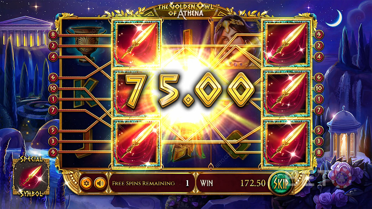 Златната сова на Атина Преглед от BETO Slots