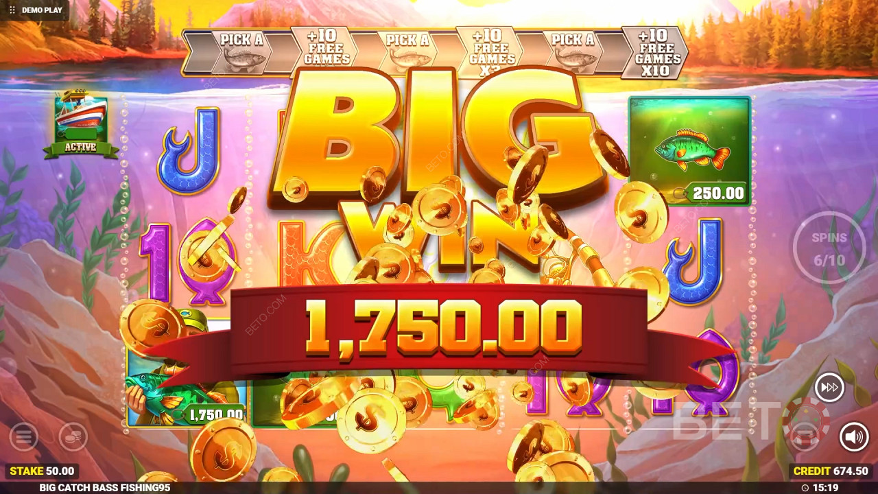 Big Catch Bass Fishing Преглед от BETO Slots
