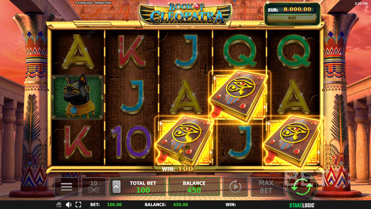 Книгата на Клеопатра Преглед от BETO Slots