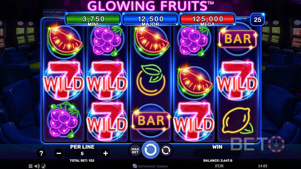 Светещи плодове Преглед от BETO Slots