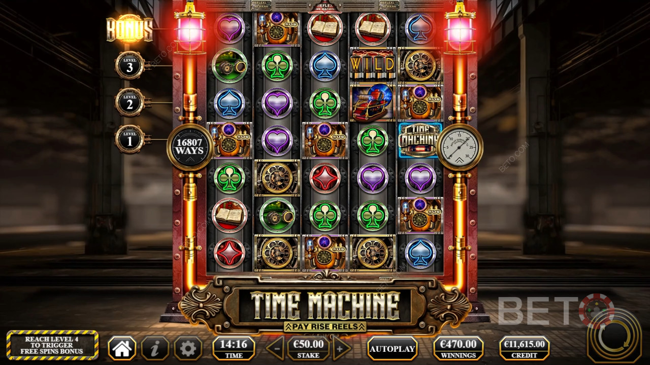 Машина на времето Преглед от BETO Slots