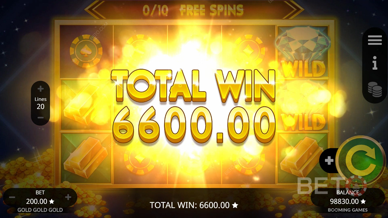 Спечелете 2000x залога си в онлайн слота Gold Gold Gold!