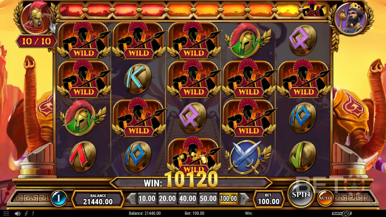 Непобеден Ксеркс Преглед от BETO Slots