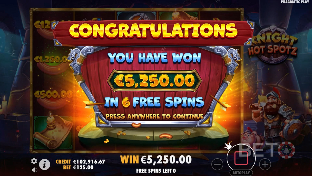 Спечелете 2 000x залога си в онлайн слота Knight Hot Spotz!