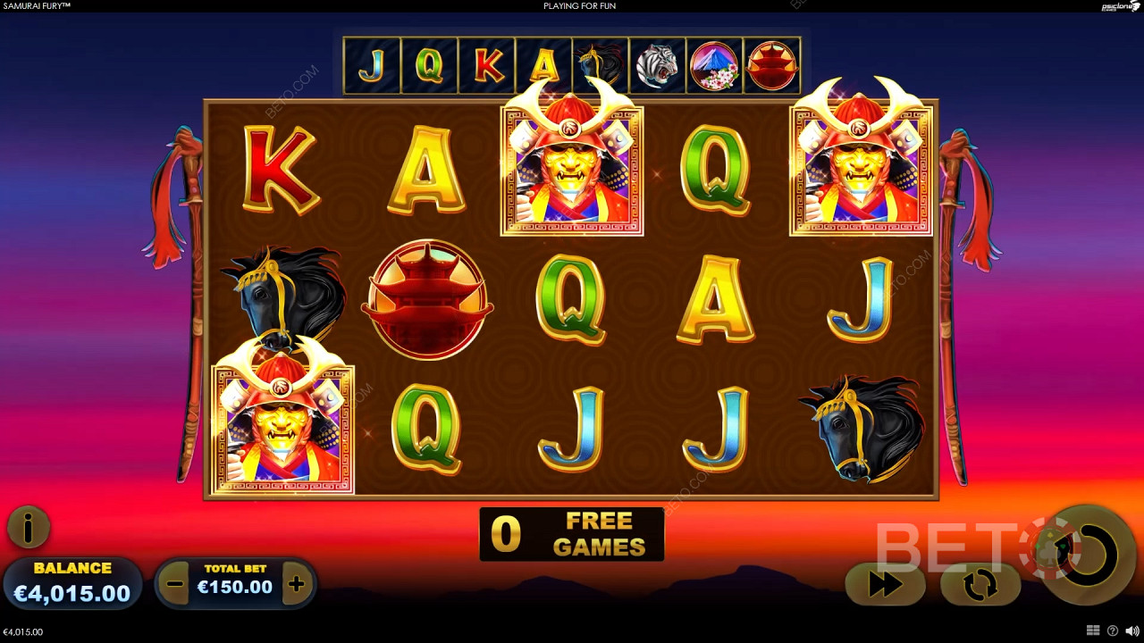 Samurai Fury Преглед от BETO Slots