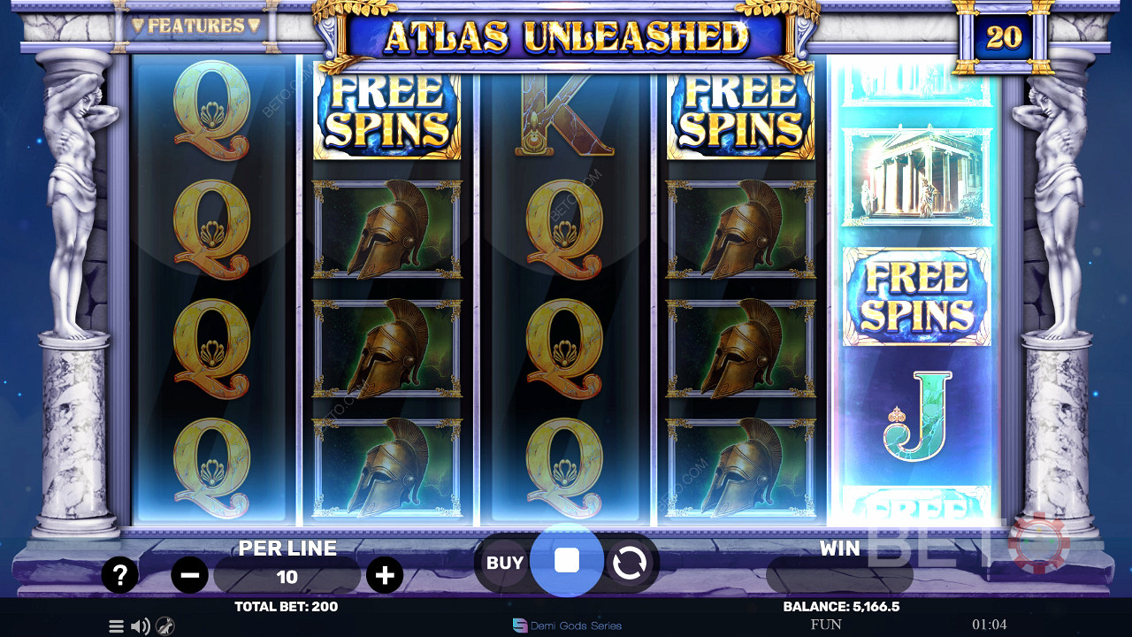 Atlas Unleashed Преглед от BETO Slots